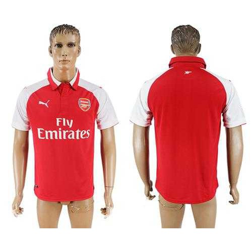 Arsenal Blank Home Soccer Club Jersey
