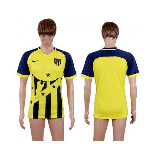Atletico Madrid Blank Away Soccer Club Jersey