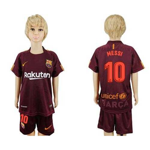 messi number 10 barcelona jersey