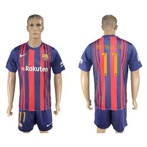 Barcelona #11 Neymar Jr Home Soccer Club Jersey