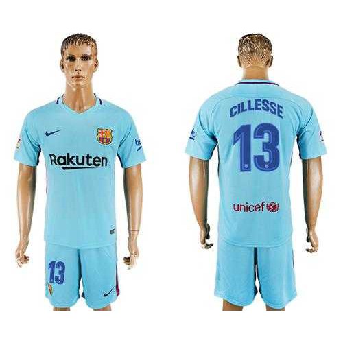 Barcelona #13 Cillesse Away Soccer Club Jersey