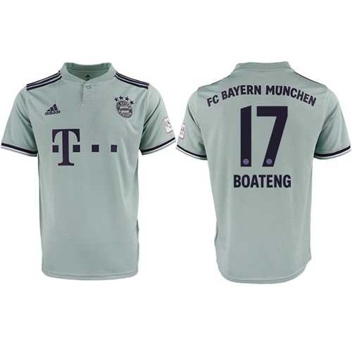 Bayern Munchen #17 Boateng Away Soccer Club Jersey