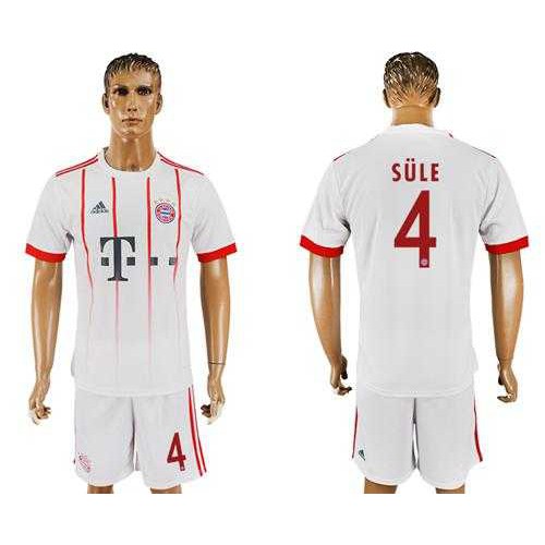 Bayern Munchen #4 Sule Sec Away Soccer Club Jersey