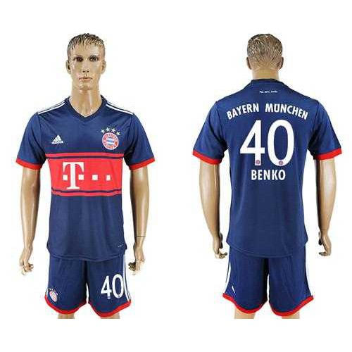 Bayern Munchen #40 Benko Away Soccer Club Jersey