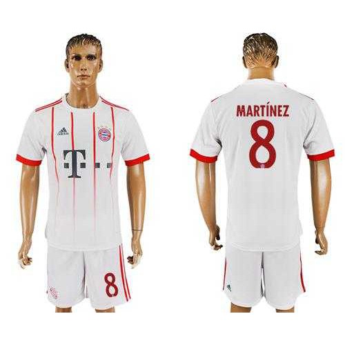 Bayern Munchen #8 Martinez Sec Away Soccer Club Jersey