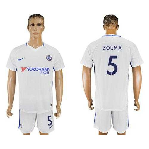 Chelsea #5 Zouma Away Soccer Club Jersey