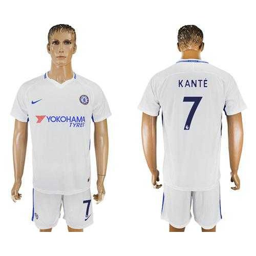 Chelsea #7 Kante Away Soccer Club Jersey