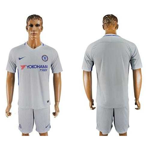 Chelsea Blank Sec Away Soccer Club Jersey