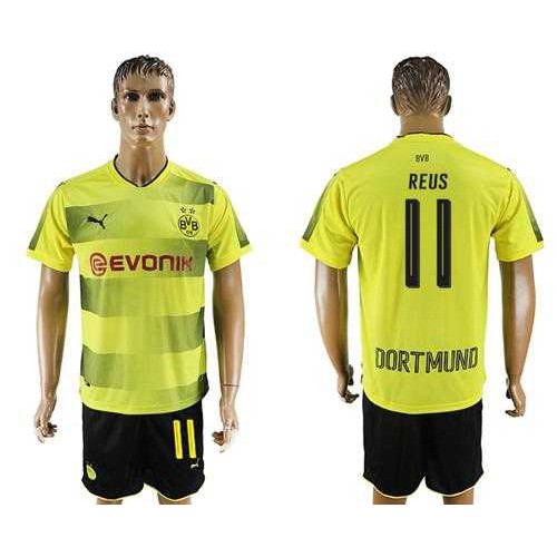 Dortmund #11 Reus Home Soccer Club Jersey