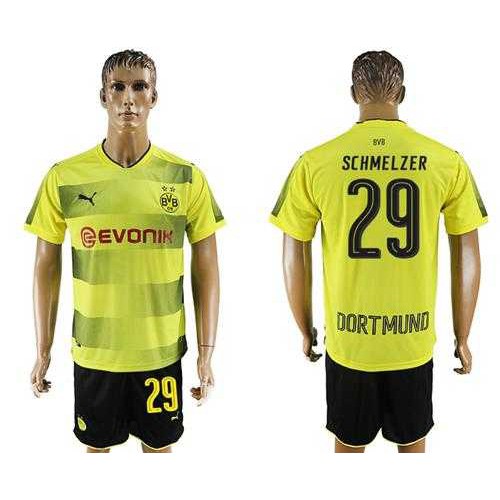 Dortmund #29 Schmelzer Home Soccer Club Jersey