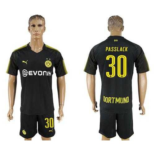 Dortmund #30 Passlack Away Soccer Club Jersey