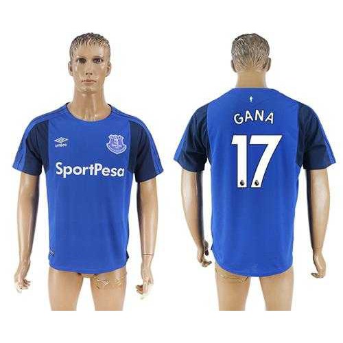 Everton #17 Gana Home Soccer Club Jersey
