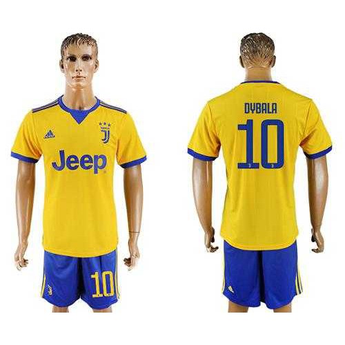 Juventus #10 Dybala Away Soccer Club Jersey