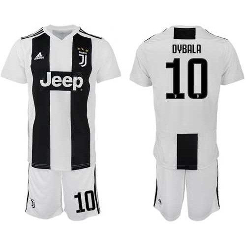 Juventus #10 Dybala Home Soccer Club Jersey