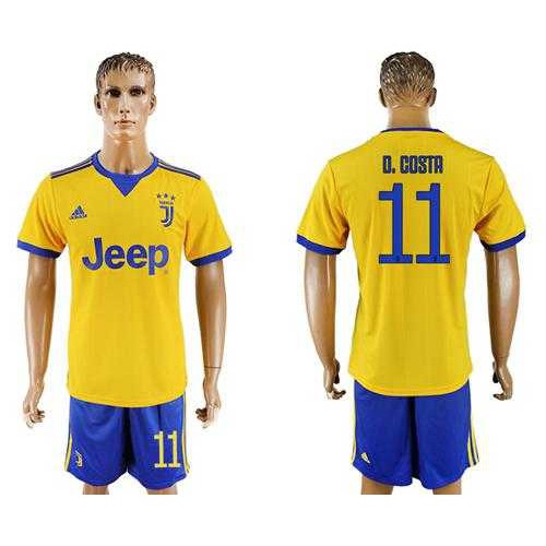 Juventus #11 D.Costa Away Soccer Club Jersey