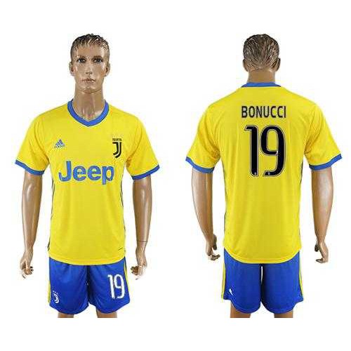 Juventus #19 Bonucci Away Soccer Club Jersey