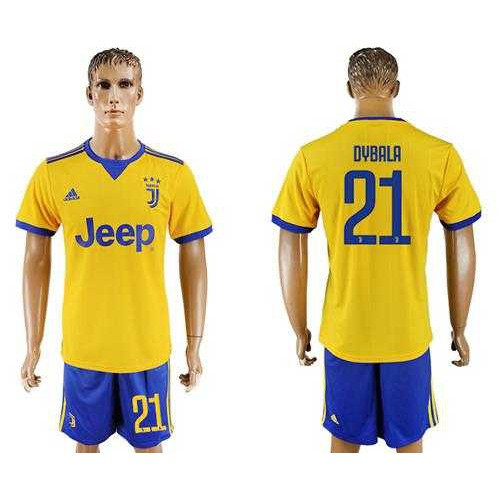 Juventus #21 Dybala Away Soccer Club Jersey