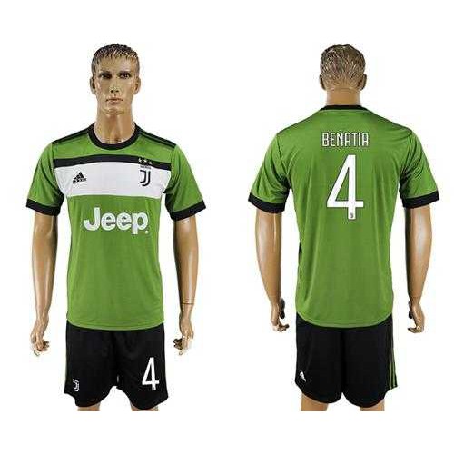 Juventus #4 Benatia SEC Away Soccer Club Jersey