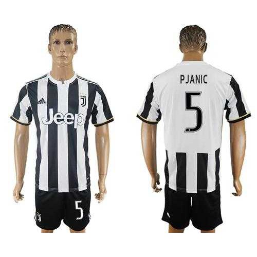 Juventus #5 Pjanic Home Soccer Club Jersey