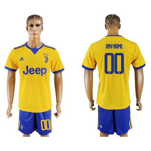 Juventus Personalized Away Soccer Club Jersey