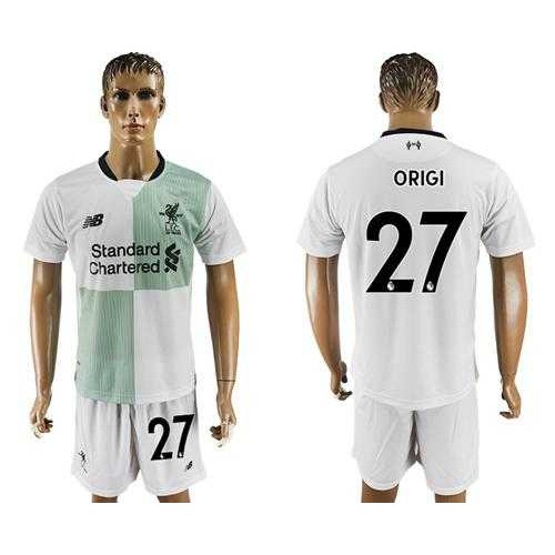 Liverpool #27 Origi Away Soccer Club Jersey