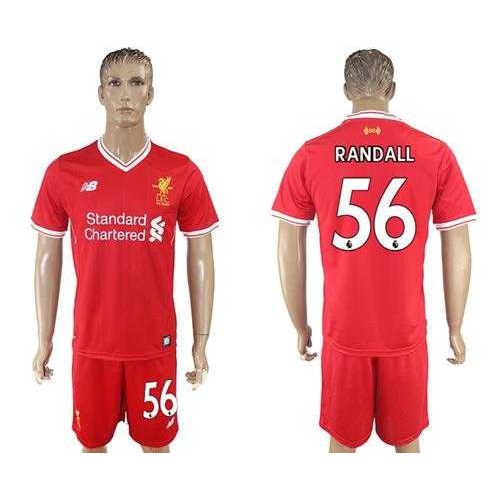 Liverpool #56 Randall Red Home Soccer Club Jersey