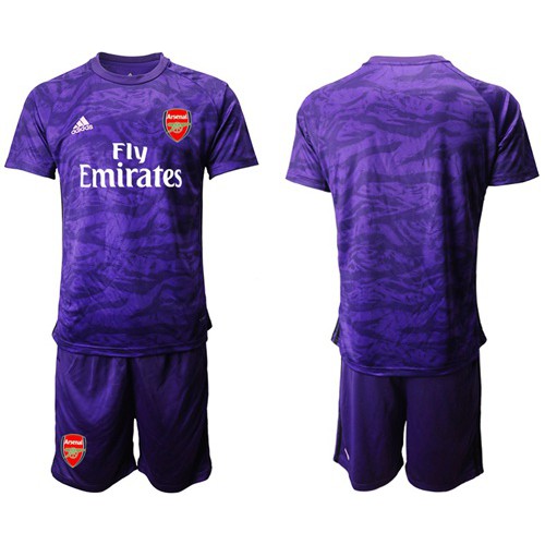 Arsenal Blank Purple Goalkeeper Soccer Club Jersey