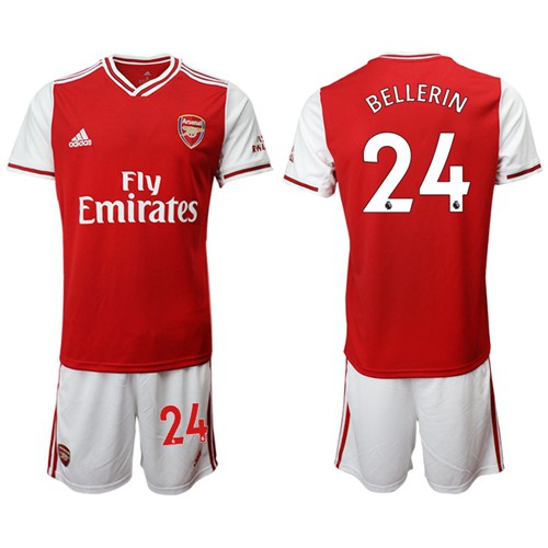 Arsenal #24 Bellerin Home Soccer Club Jersey