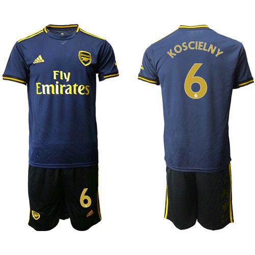 Arsenal #6 Koscielny Third Soccer Club Jersey
