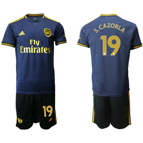 Arsenal #19 S.Cazorla Third Soccer Club Jersey