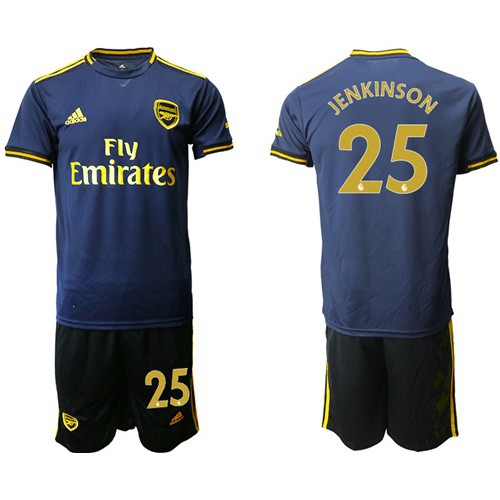 Arsenal #25 Jenkinson Third Soccer Club Jersey