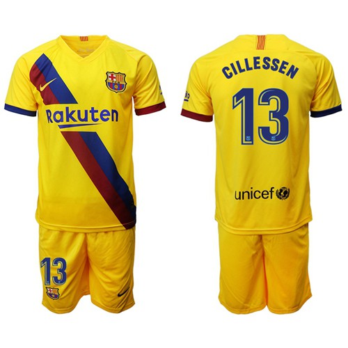 Barcelona #13 Cillessen Away Soccer Club Jersey