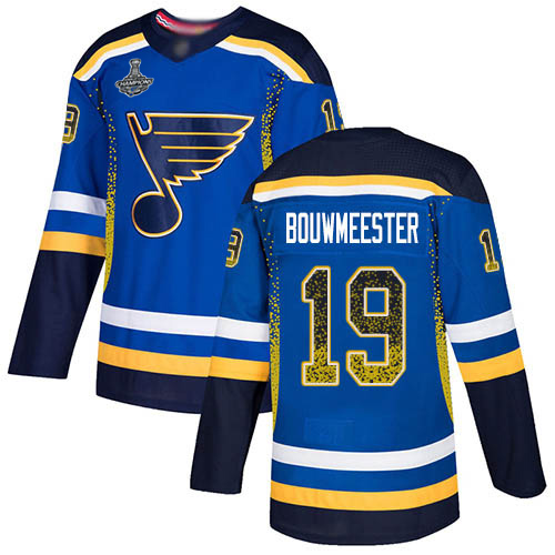 Adidas St. Louis Blues No19 Jay Bouwmeester Camo Authentic 2017 Veterans Day Stanley Cup Champions Stitched NHL Jersey