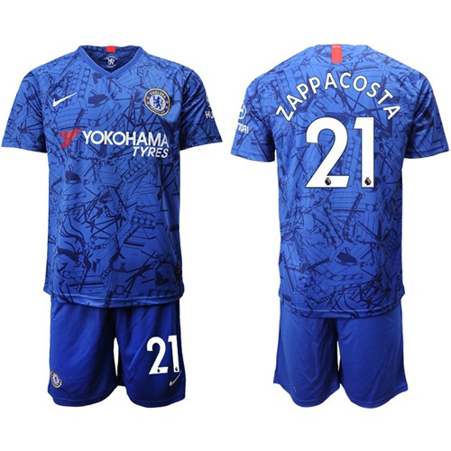 Chelsea #21 Zappa Costa Home Soccer Club Jersey