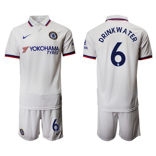 Chelsea #6 Drink Water Away Soccer Club Jersey