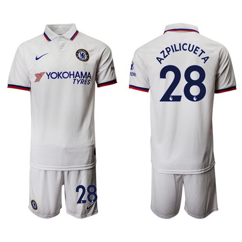 Chelsea #28 Azpilicueta Away Soccer Club Jersey