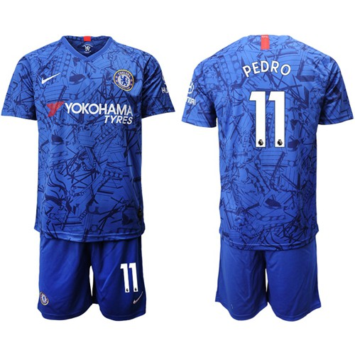 Chelsea #11 Pedro Home Soccer Club Jersey