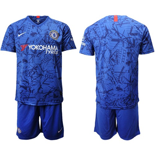 Chelsea Blank Home Soccer Club Jersey