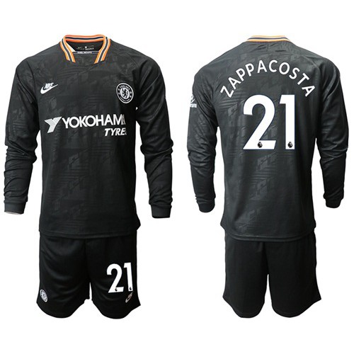 Chelsea #21 Zappa Costa Third Long Sleeves Soccer Club Jersey