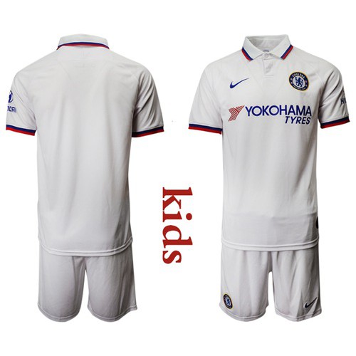 Chelsea Blank Away Kid Soccer Club Jersey