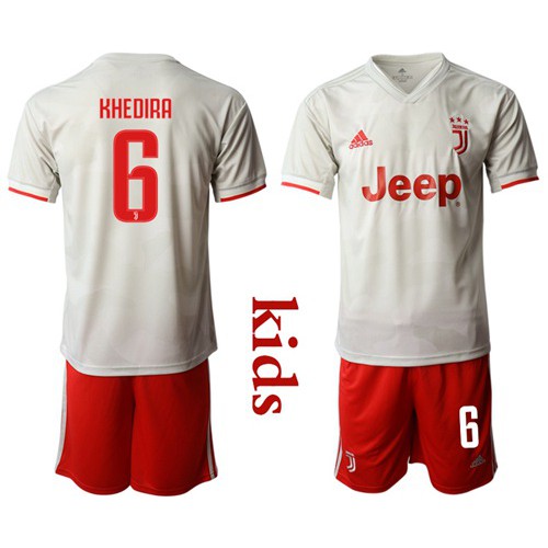 Juventus #6 Khedira Away Kid Soccer Club Jersey