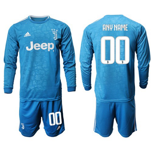 Juventus Personalized Third Long Sleeves Soccer Club Jersey