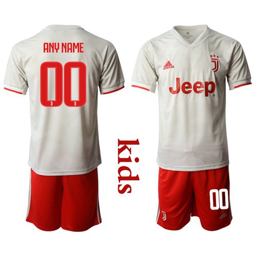 Juventus Personalized Away Kid Soccer Club Jersey