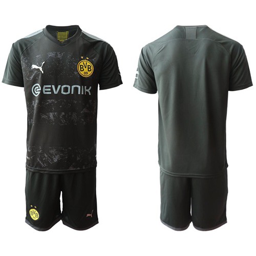 Dortmund Blank Away Soccer Club Jersey