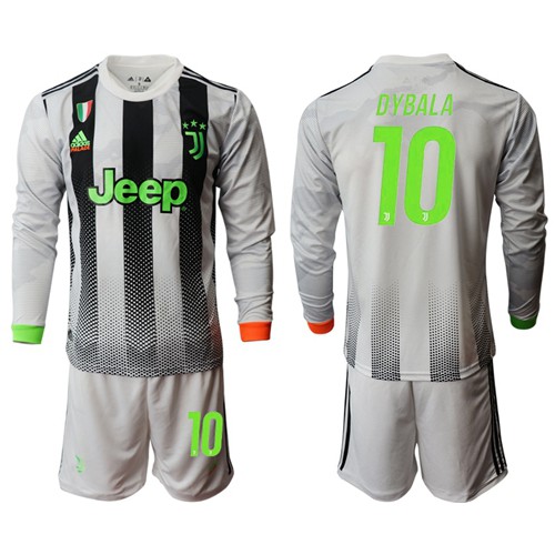 Juventus #10 Dybala Joint Long Sleeves Soccer Club Jersey