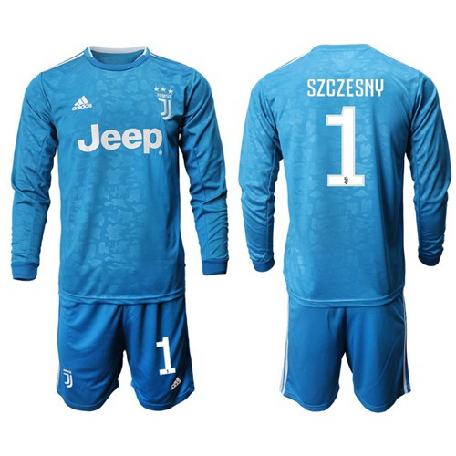 Juventus #1 Szczesny Third Long Sleeves Soccer Club Jersey