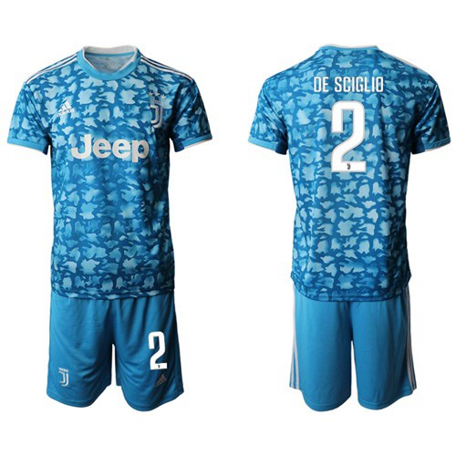Juventus #2 De Sciglio Third Soccer Club Jersey