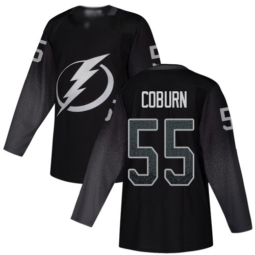 Adidas Tampa Bay Lightning No55 Braydon Coburn Camo Authentic 2017 Veterans Day Stitched NHL Jersey
