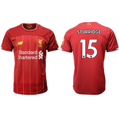 Liverpool #15 Sturridge Red Home Soccer Club Jersey