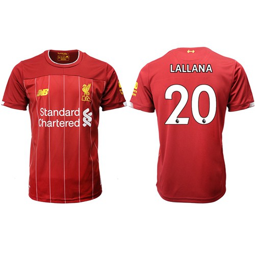 Liverpool #20 Lallana Red Home Soccer Club Jersey